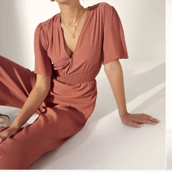 Aritzia Wilfred Illana Wide Leg Jumpsuit Size Small - Picture 4 of 12